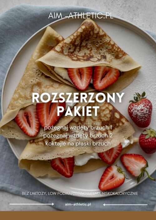 ROZSZERZONY PAKIET POŻEGNAJ WZDĘTY BRZUCH 1&2 + 28 KOKTAJLI NA ZDROWE JELITA I TRAWIENIE