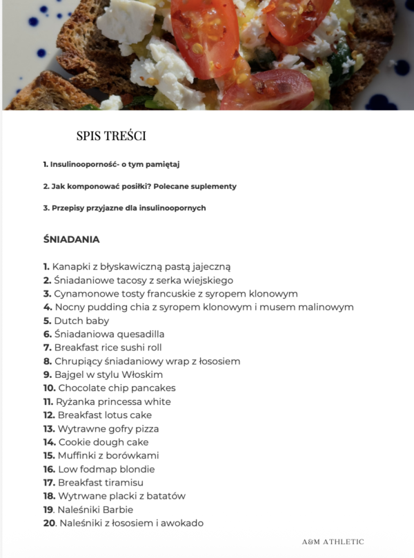 POŻEGNAJ INSULINOOPORNOŚĆ (NISKI IG)